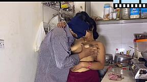 Husband Surprises Wife In Kitchen Fuck