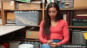 hard doggystyle with cute shy teen shoplifter lilly hall