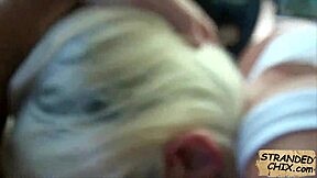 in this hidden pov dani desire the sexy teen babe gets fucked