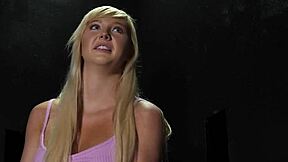 blonde gal suckin’ strangers off at gloryhole, dang it’s wild
