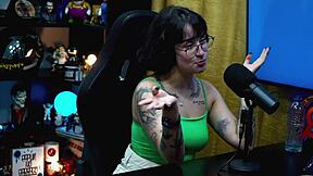 Martina Oliveira Naked In Podcast Interview With Natural Tits Close Up