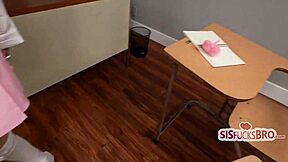 Can Step Siblings Handle Hot Teacher In Detention?