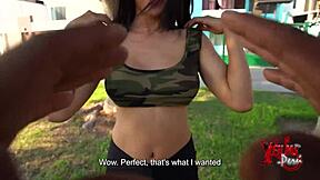 The coach fucks the young Latina hard and even