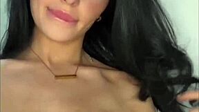 Horny british slut engages in solo masturbation