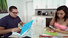 Bound teen dominated and fucked rough by big cock