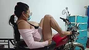 Young 18+ Woman's Fantasy: Filming While Fucking