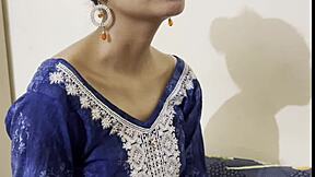 Indian stepmom and stepson get naughty in hotel bed with clear Hindi audio.