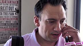 bobby and marcus punish daughters with cocks in garage