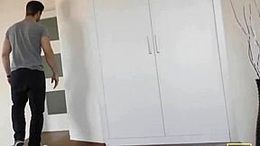 angella christin services hunter for cash at the bus station!