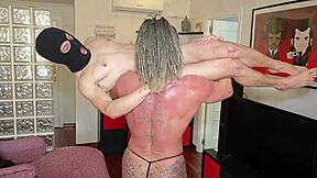 Can she lift and carry that big cock before getting fucked deep in her ass?