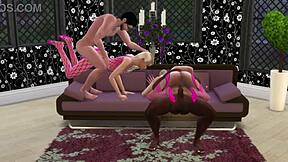 Mortimer and friend bang two teen 18+s hard