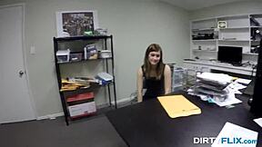 Feeling The Thrill In Dirty Flix, Alaina Dawson Gets Fucked To Get Hired, Emotions Running High