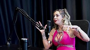 julia fontanelli's journey from driver to porn star, overcoming depression, in sheer red lingerie