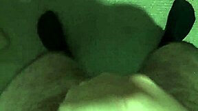 Masturbating alone at home.