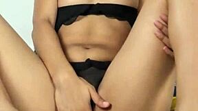 Blonde Cutie Fucks Toy And Sucks Dick.