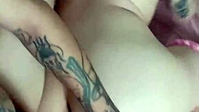 Curitiba Nurse Leaks Big Pussy Lips Creampie with Tattooed Nerd Cock