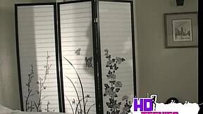 sweet brunette fits big dick in tight bikini