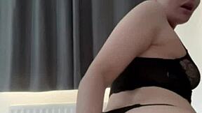 Horny British Slut Engages In Intense Solo Masturbation Session.