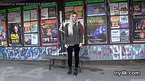 Natural Teen Gives POV Blowjob, Gets Twat Reamed