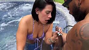 uh, jacuzzi time with kylei ellish, soo hot!