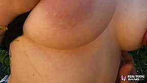 Penelope Kay says, 'I'm doing anal on my first casting.' She bends over and squirts everywhere!