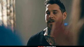 slutty step-daughter, why suck your boyfriend's cock in front of step-parents?