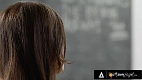 mommy's girl gets disciplined in classroom
