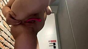 First time anal in public! So horny!