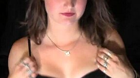 I watch sweet flower girl frolick on the bed, stripping naked in her miniskirt and pantyhose