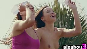 cute lesbian chicks janeth tense and nicole fox strip naked