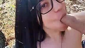 My stepniece was so horny we had to stop and fuck hard