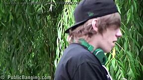 extreme public threesome sex with young cute teen blonde girl alexis crystal i cant believe it