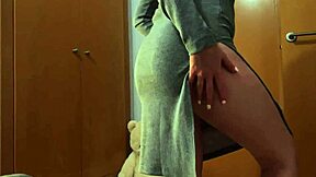 fucking my stepdaughter doggystyle while her boyfriend waits outside, creampie orgasm 😏