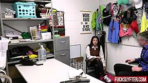 Shy Innocent Schoolgirl Feels Deep Emotions Fucking Security Guard