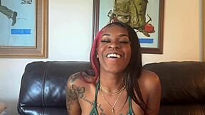 I Watched Harmonie'z First Interracial Casting And Her Wet Pussy Was So Tight