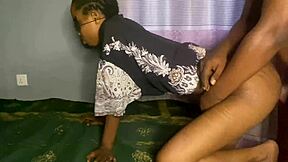 ebony babe LOVES GETTING FUCKED in DOGGY position