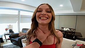 Unexpected anal pounding by a huge black dick leaves a creampie in tight big ass POV.