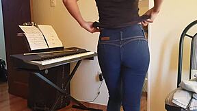 Hermanastra colombiana me pide que la folle sin condon gemidos