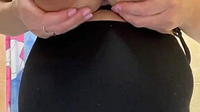 My Slut Stepmom Shows Big Milky Tits In Shower!