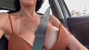 Renatinha Mello, Busty Latina, Teases Truckers with Wild Anal Play