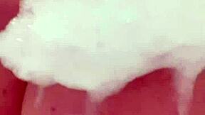 Horny British slut toys herself in shower... so hot! 🔥