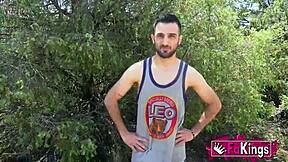 Young Babe Tries Outdoor Banging