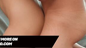 A petite teen engages in sensual interaction with Ryan Driller and Angelina Moon in a reality scene.