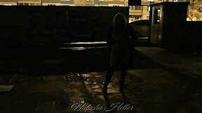 autumn's naked walk exposes her cute ass