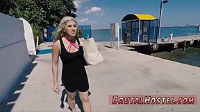 blonde bombshell cristi bangs in dressing room!