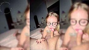 My friend came to study but gave me a hot blowjob instead 😜