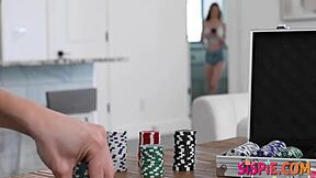 stepsis wants me to poker with parker ambrose and summer renee in hardcore taboo blowjob