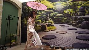 Hot Night With Stunning Japanese Geisha Elivalove