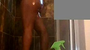 Horny young ebony teen 18+ gets pussy action with black cock