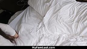 Tiny Taylor's Insides Rearranged in Garage by Big Cock!